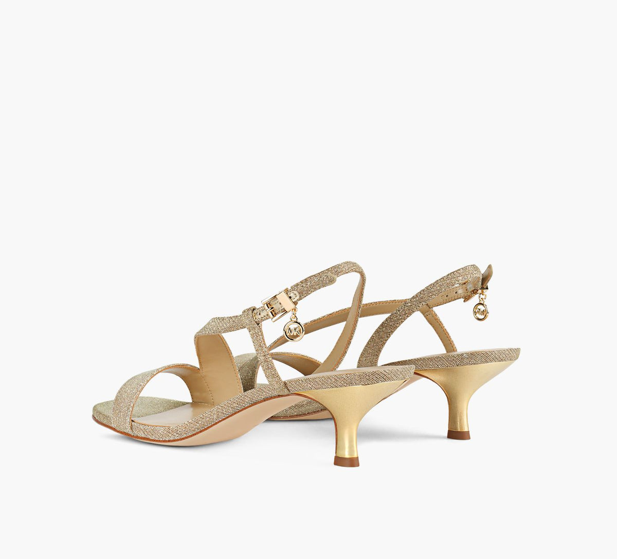MICHAEL KORS JAIDAKITTENSANDAL in GOLD view 3