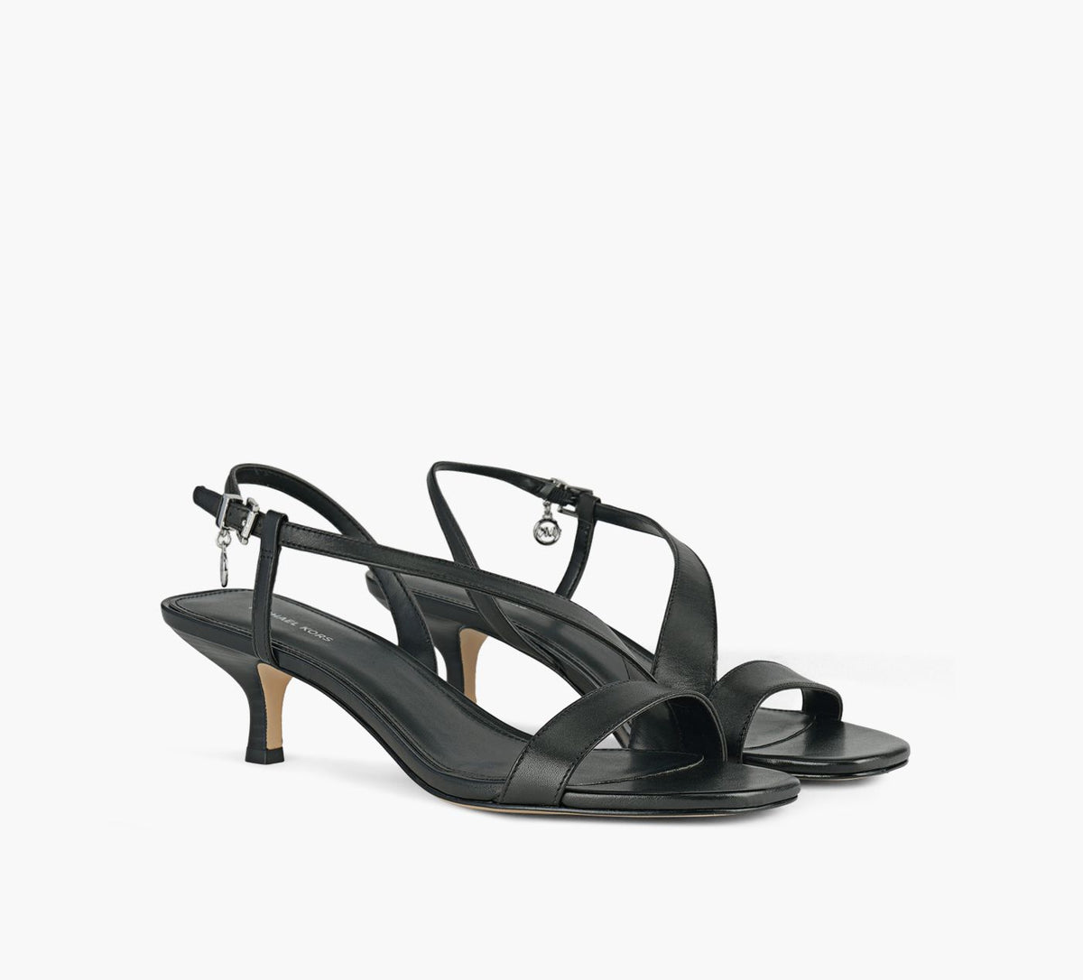 MICHAEL KORS JAIDAKITTENSANDAL in BLACK view 2