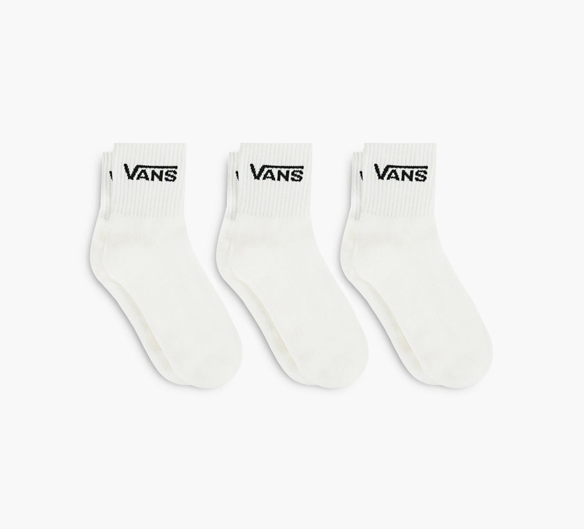 VANS UNISEXCREWSOCKS3PACK in WHITE