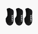 VANS UNISEXNOSHOWSOCKS3PACK in BLACK