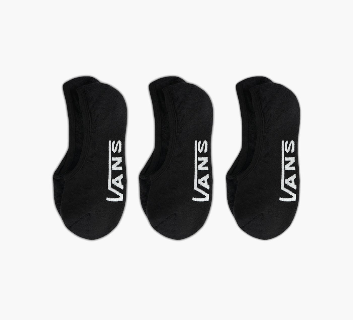 VANS UNISEXNOSHOWSOCKS3PACK in BLACK