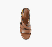 MICHAEL KORS RAVENBLOCKHEELED in TAN view 1c