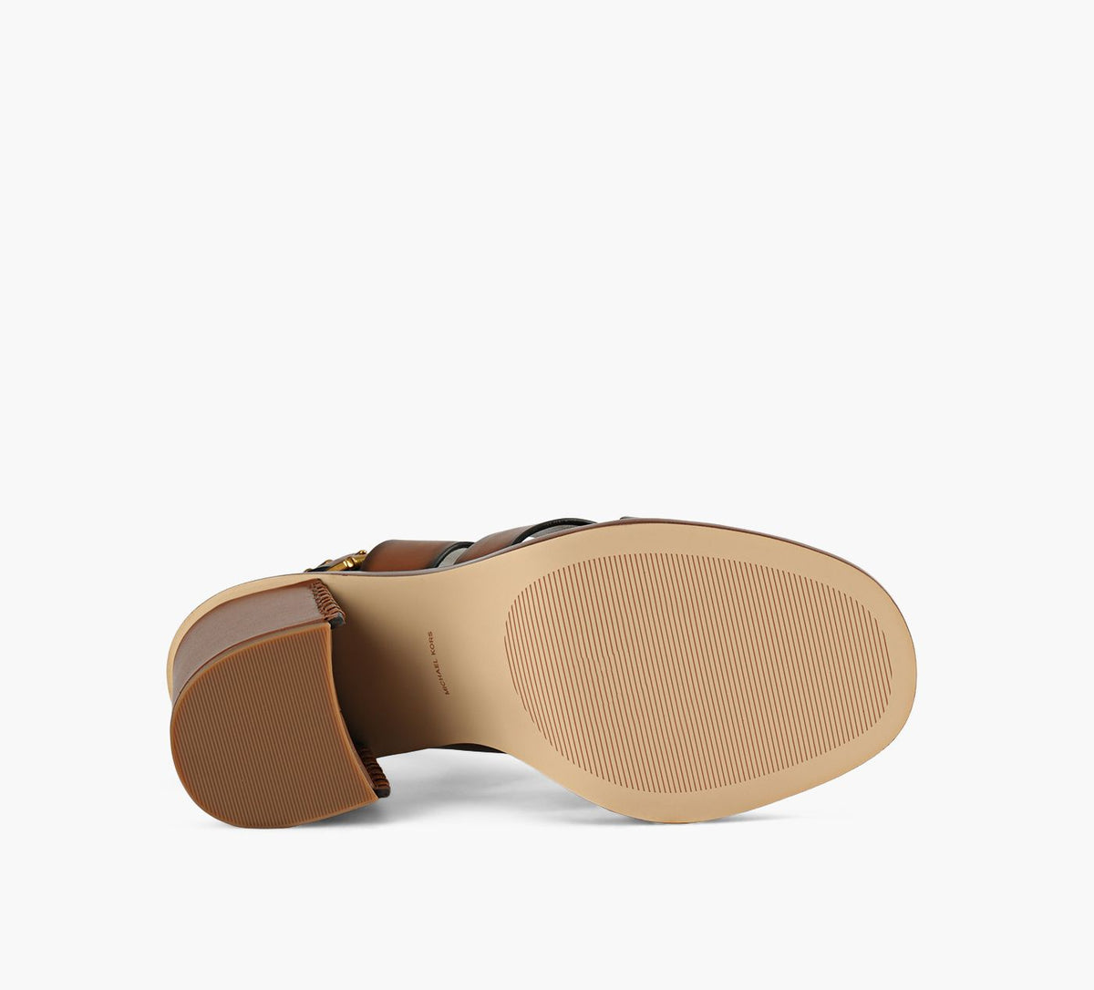 MICHAEL KORS RAVENBLOCKHEELED in TAN view 6