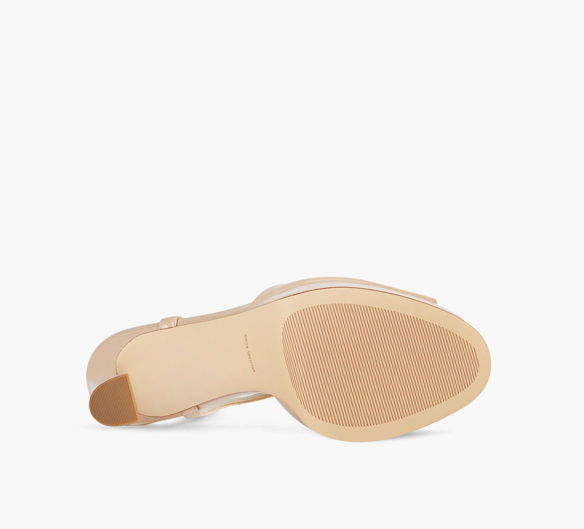 MICHAEL KORS SANDALEPLATEFORMEHAUTEROSIE en BEIGE vue 6
