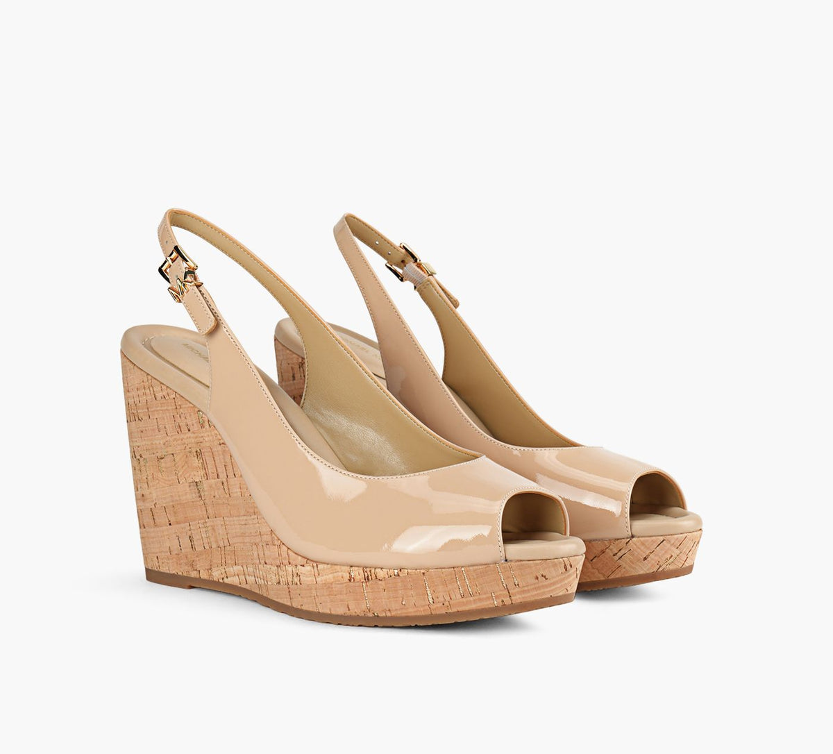 MICHAEL KORS ROSIEWEDGE in BEIGE view 2