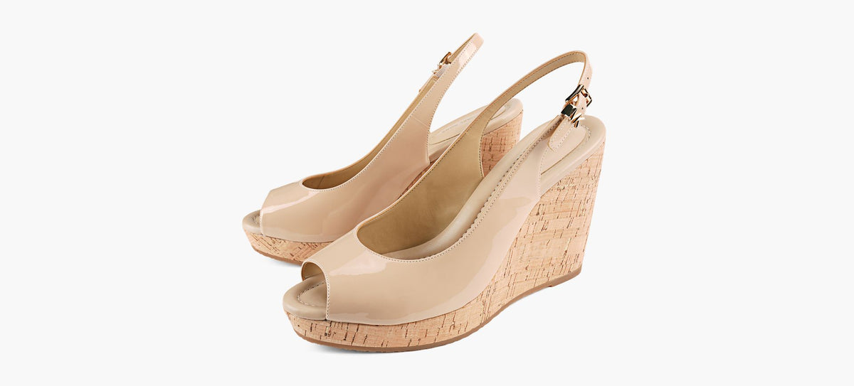 MICHAEL KORS ROSIEWEDGE in BEIGE view 4