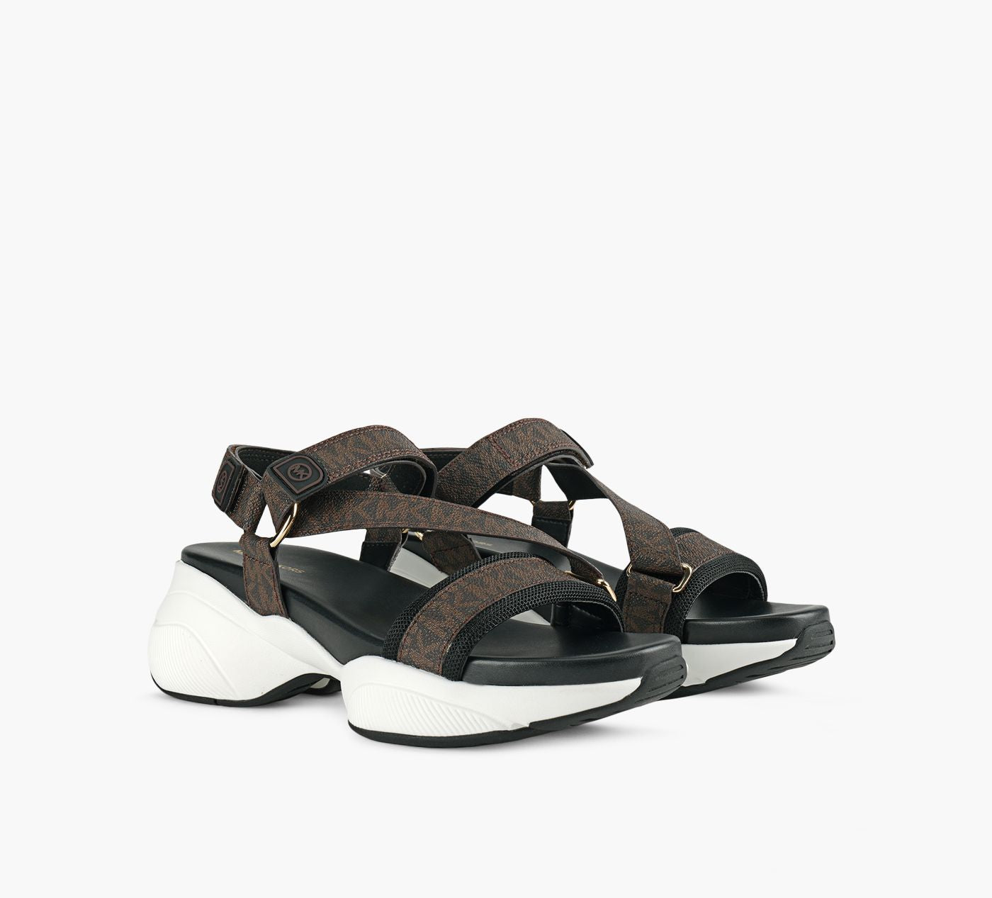MICHAEL KORS BOWIESANDAL in BROWN view 2