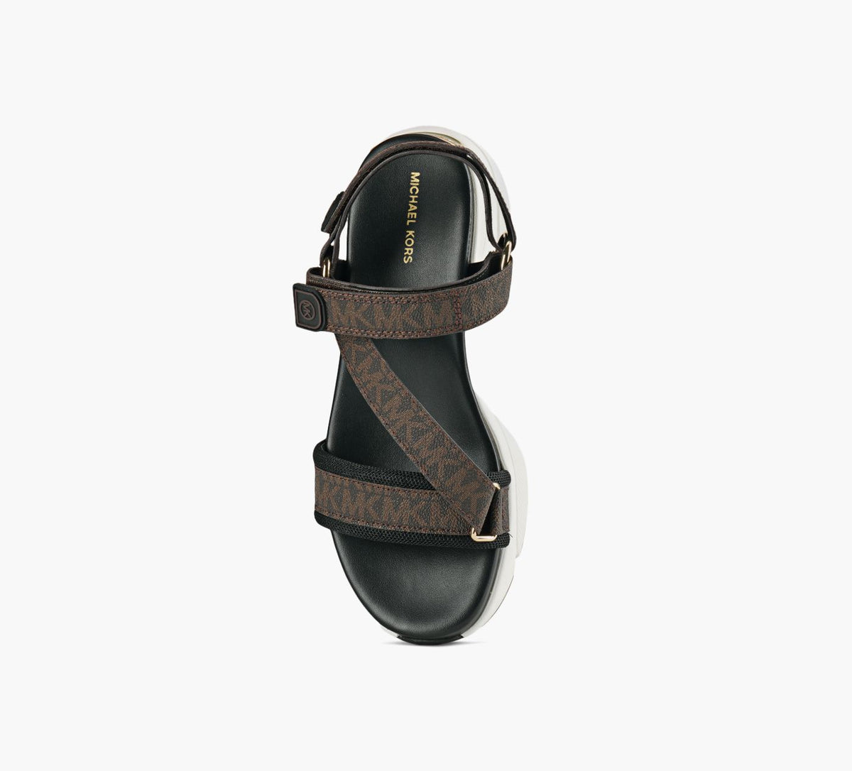 MICHAEL KORS BOWIESANDAL in BROWN view 1c