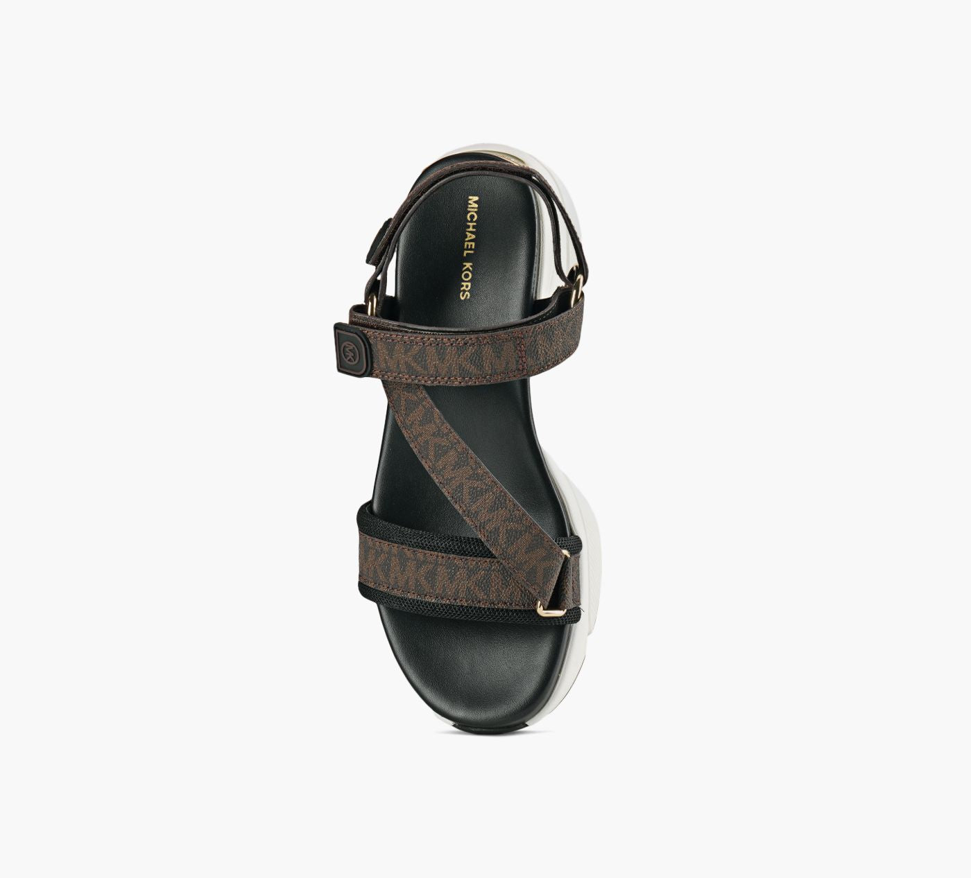 MICHAEL KORS BOWIESANDAL in BROWN view 1c