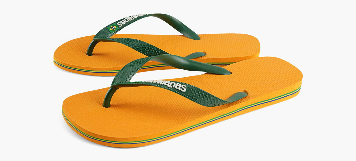 HAVAIANAS BRAZILLOGO in YELLOW view 4