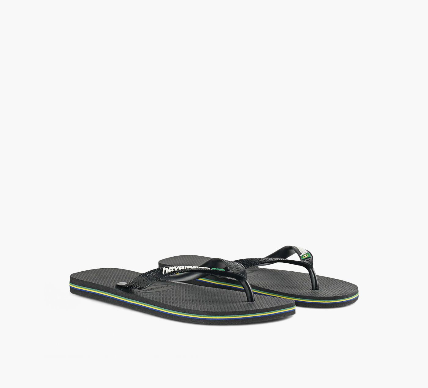 HAVAIANAS BRAZILLOGO in BLACK view 2