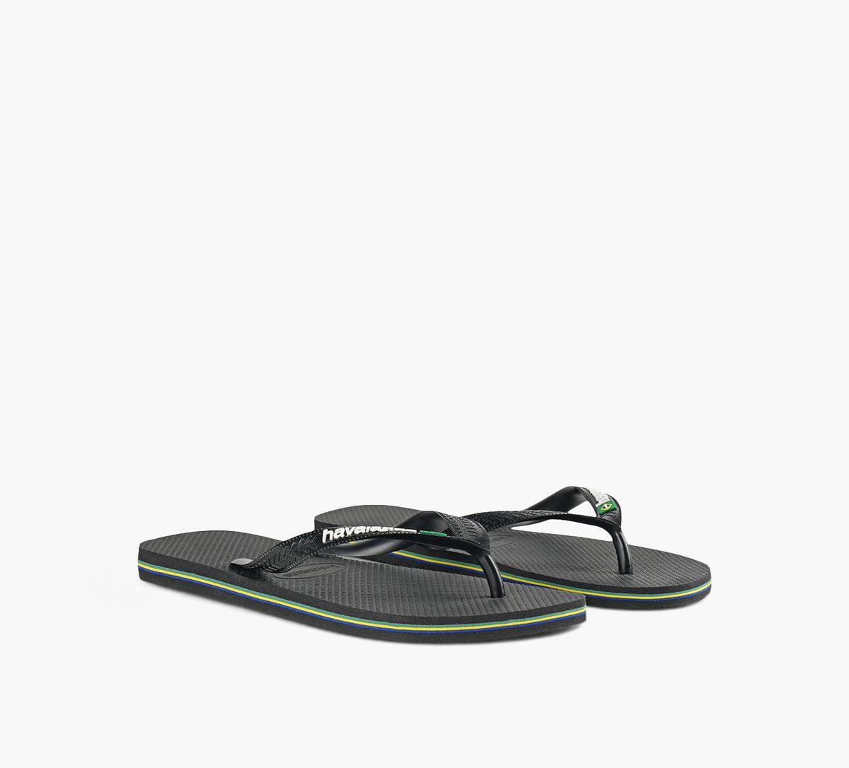 HAVAIANAS BRAZILLOGO in BLACK view 2
