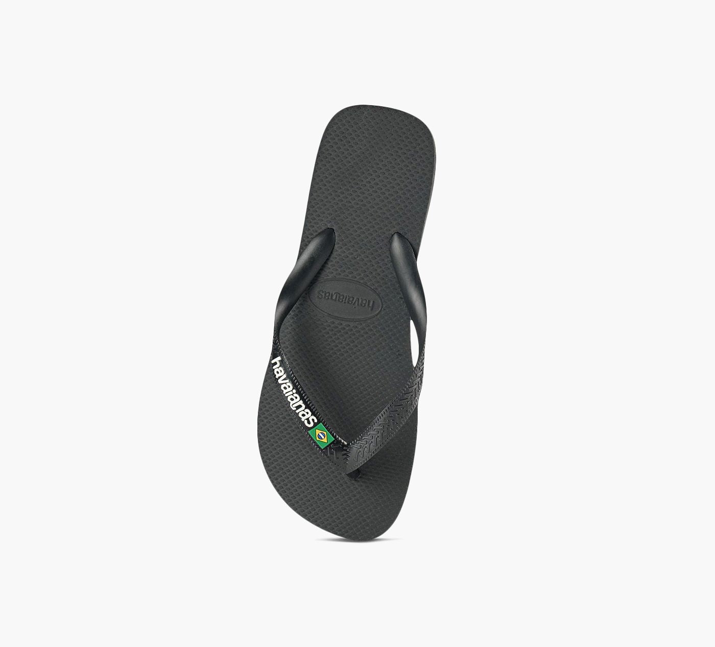 HAVAIANAS BRAZILLOGO in BLACK view 1c