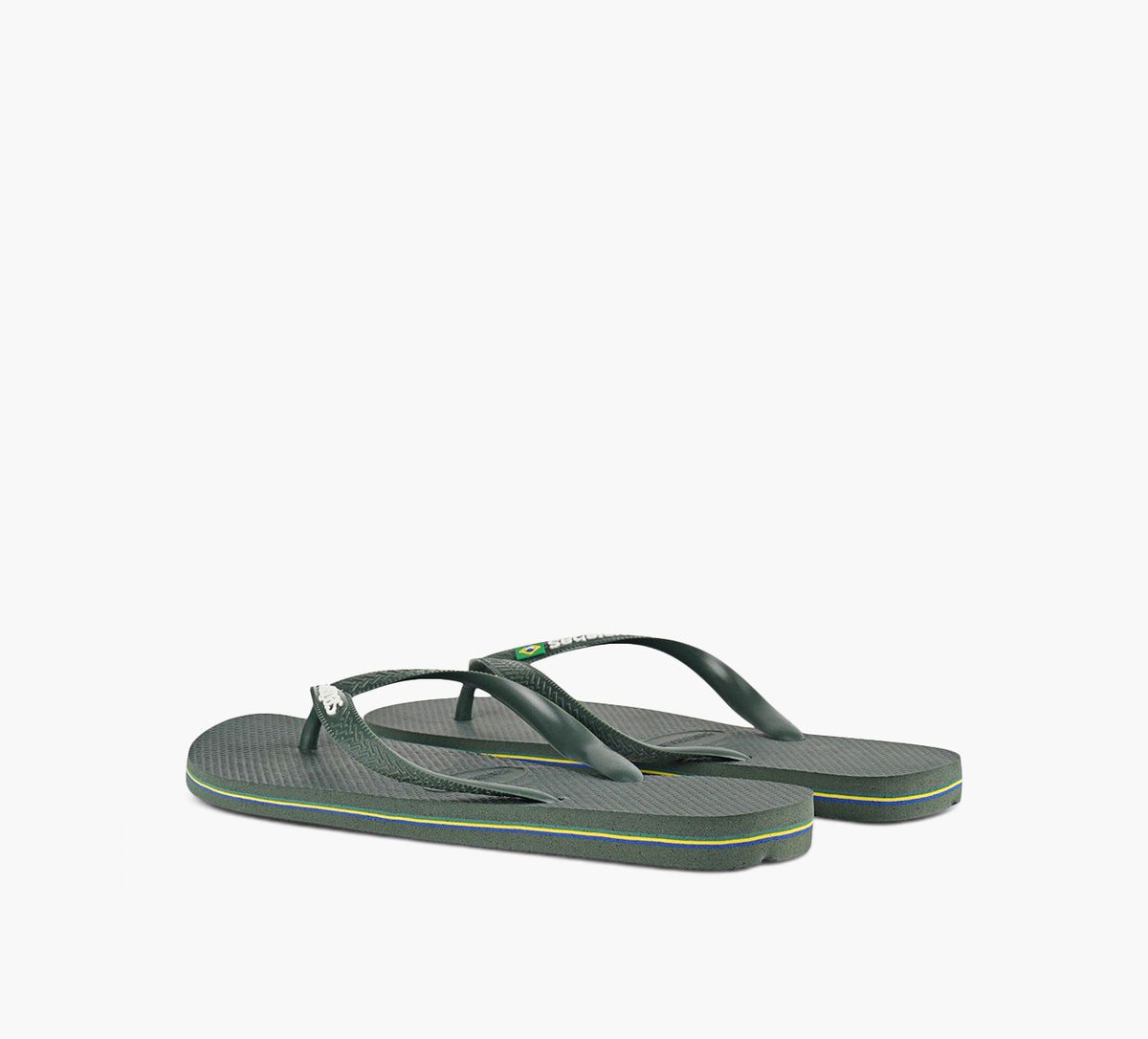 HAVAIANAS BRAZILLOGO in KHAKI view 3