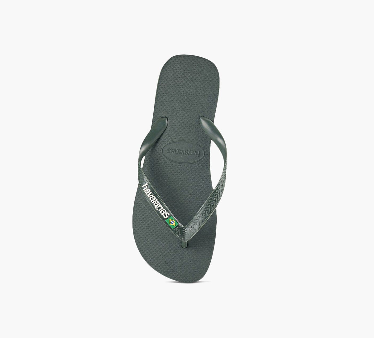 HAVAIANAS BRAZILLOGO in KHAKI view 1c