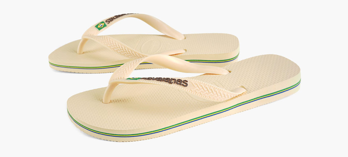 HAVAIANAS TONGHAVAIANASBRAZILLOGO en BEIGE vue 4