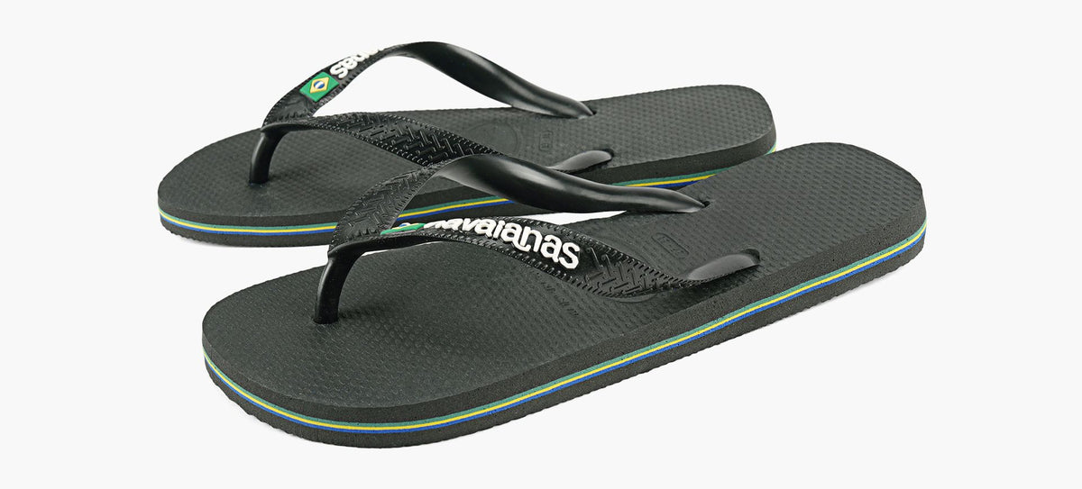 HAVAIANAS TONGHAVAIANASBRAZILLOGO en NOIR vue 4