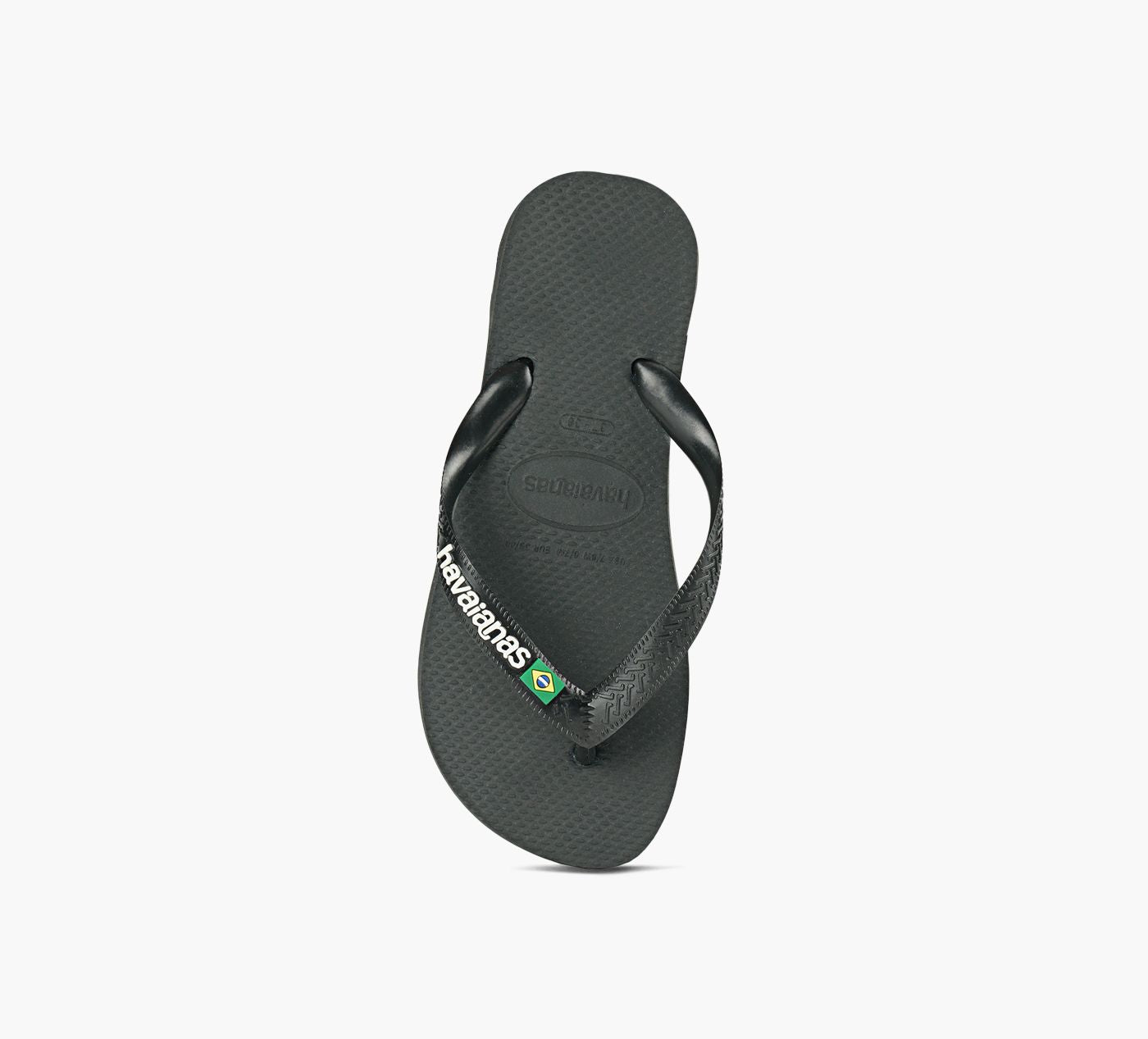 HAVAIANAS TONGHAVAIANASBRAZILLOGO en NOIR vue 1c