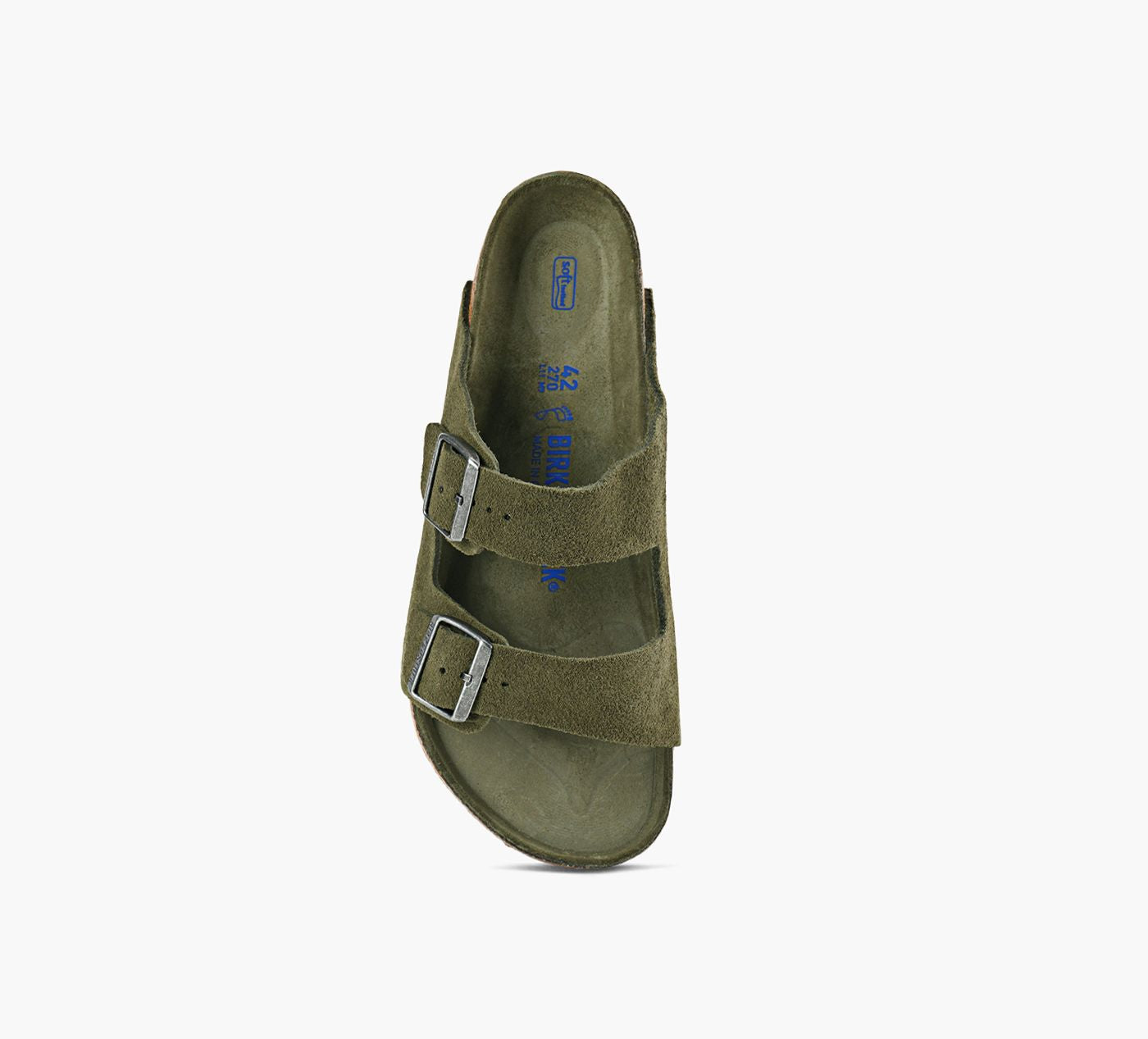 BIRKENSTOCK ARIZONASOFTFOOTBED in GREEN view 1c