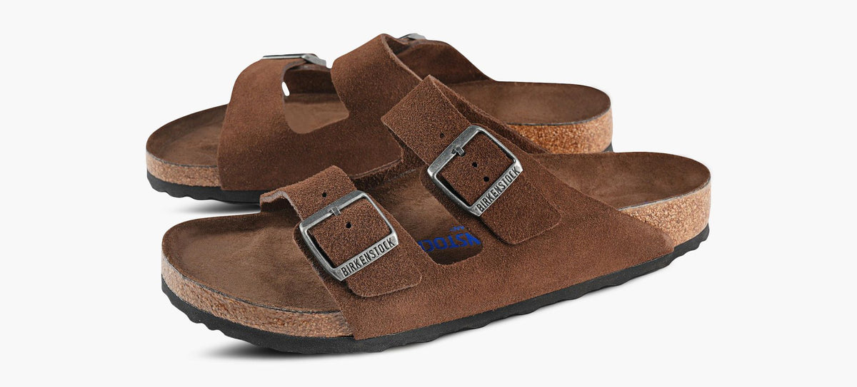 BIRKENSTOCK ARIZONASEMELLESOUPLE en BRUN vue 4
