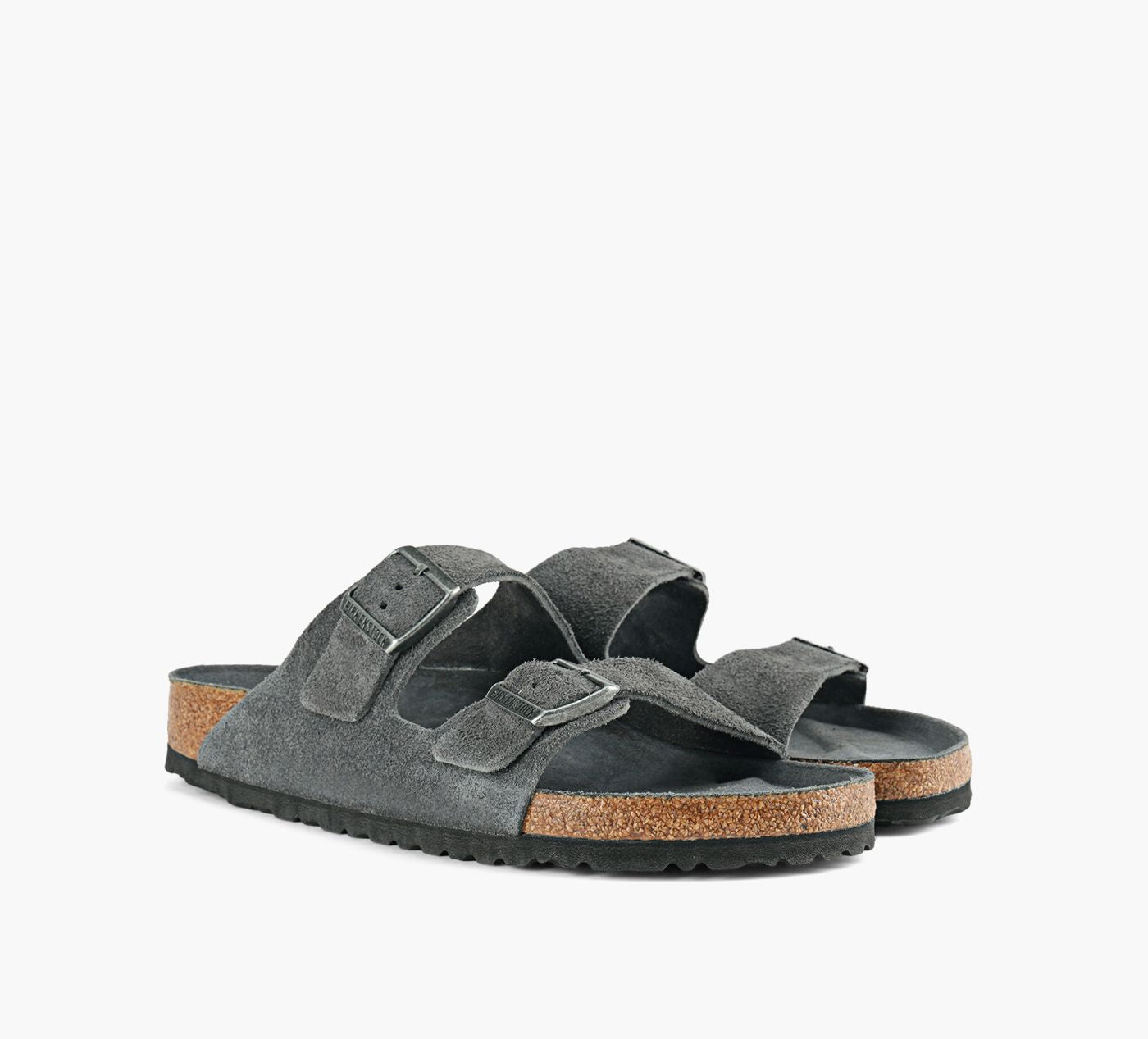 BIRKENSTOCK ARIZONASEMELLESOUPLE en GRIS vue 2