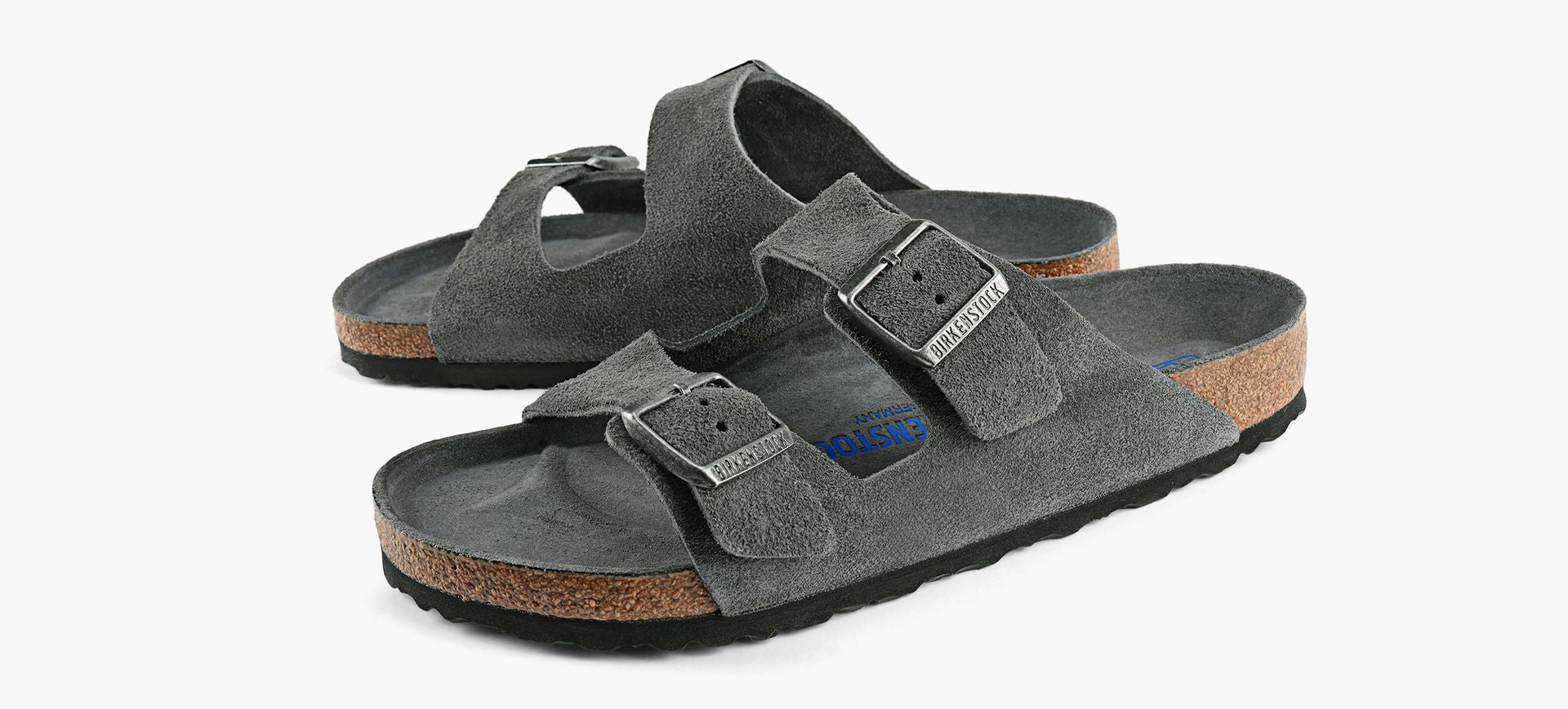 BIRKENSTOCK ARIZONASEMELLESOUPLE en GRIS vue 4