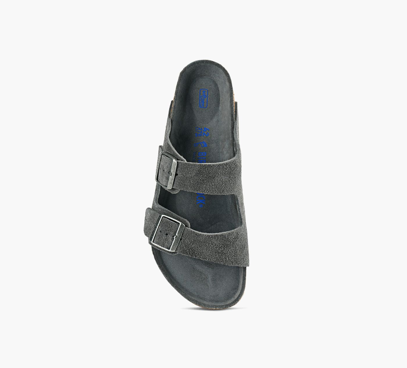 BIRKENSTOCK ARIZONASEMELLESOUPLE en GRIS vue 1c