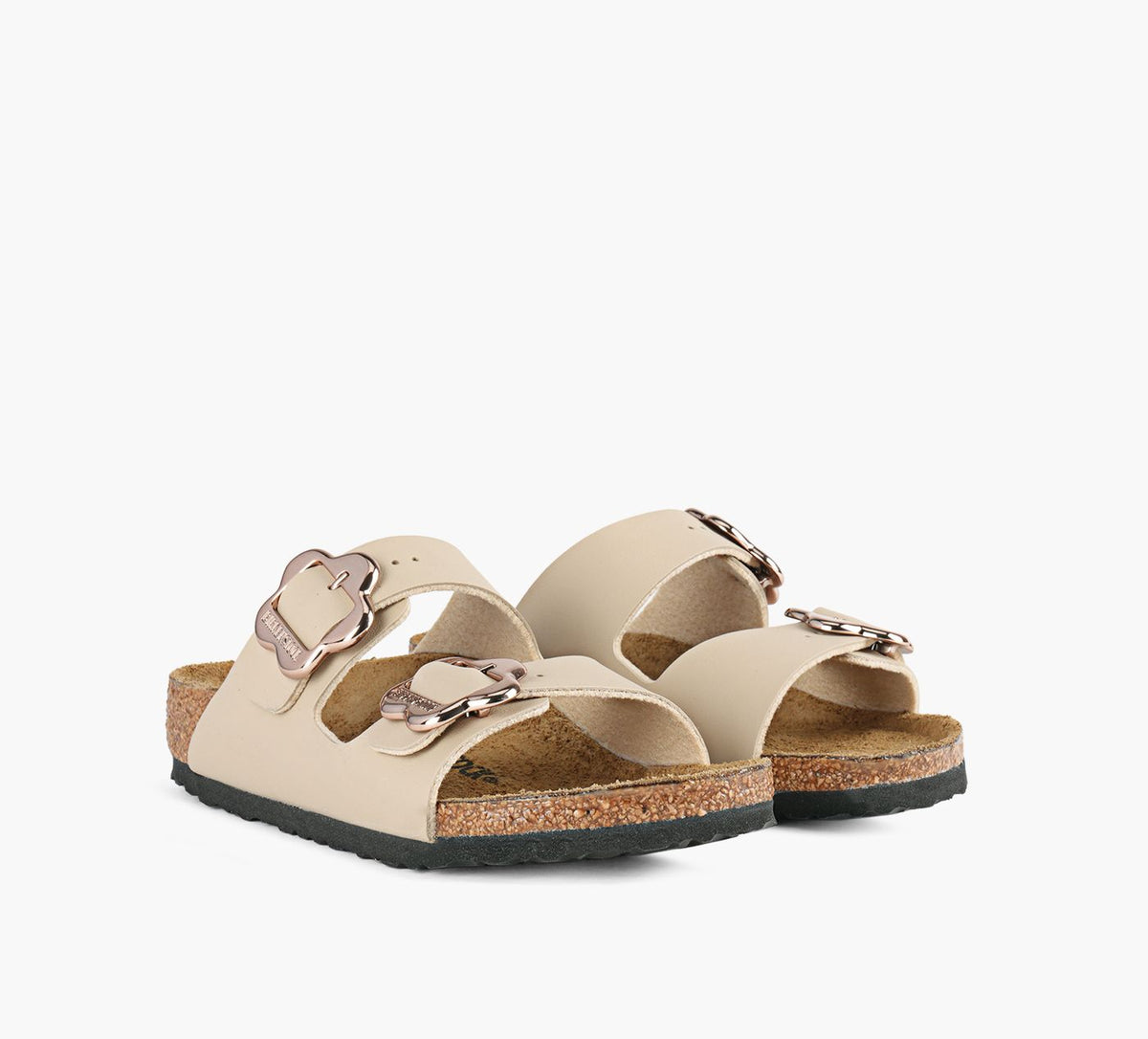 BIRKENSTOCK ARIZONAFLOWERBUCKLE in BEIGE view 2
