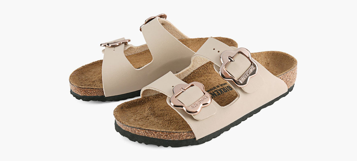 BIRKENSTOCK ARIZONAFLOWERBUCKLE in BEIGE view 4