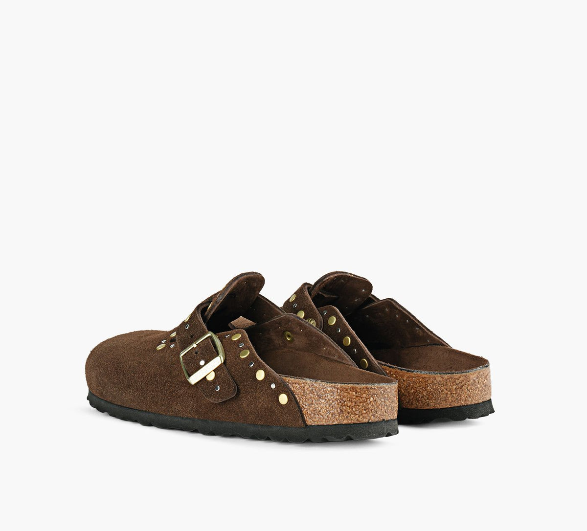 BIRKENSTOCK BOSTONRIVETS en BRUN vue 3