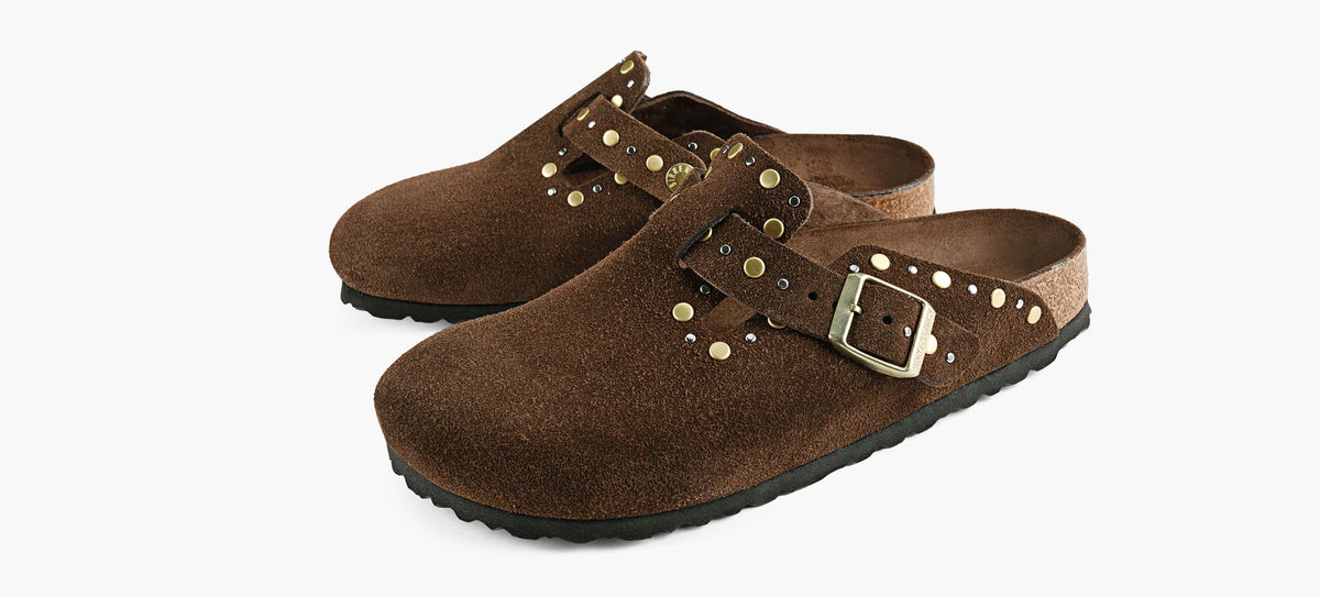 BIRKENSTOCK BOSTONRIVETS en BRUN vue 4