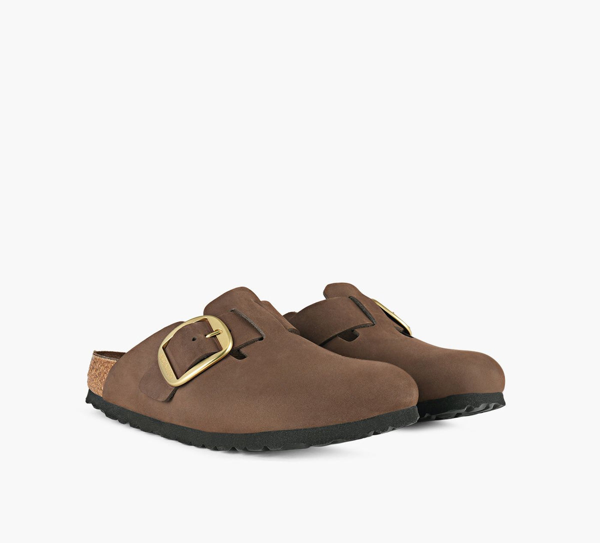 BIRKENSTOCK BOSTONGROSSEBOUCLE en BRUN vue 2