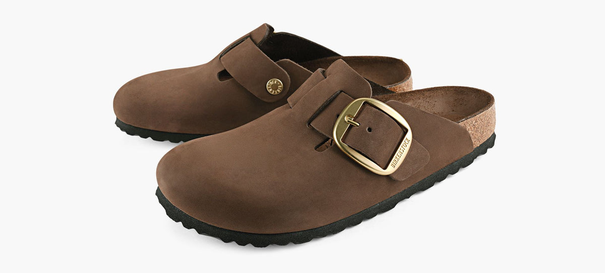 BIRKENSTOCK BOSTONGROSSEBOUCLE en BRUN vue 4