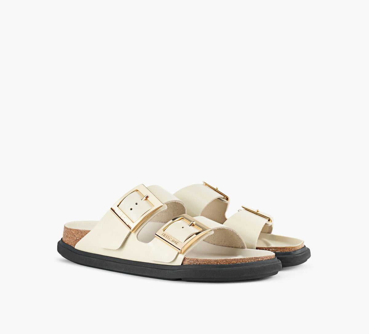 BIRKENSTOCK ARIZONABOUCLECARRE en BEIGE vue 2