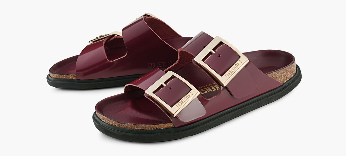 BIRKENSTOCK ARIZONADROPLETBUCKLE in BURGUNDY view 4