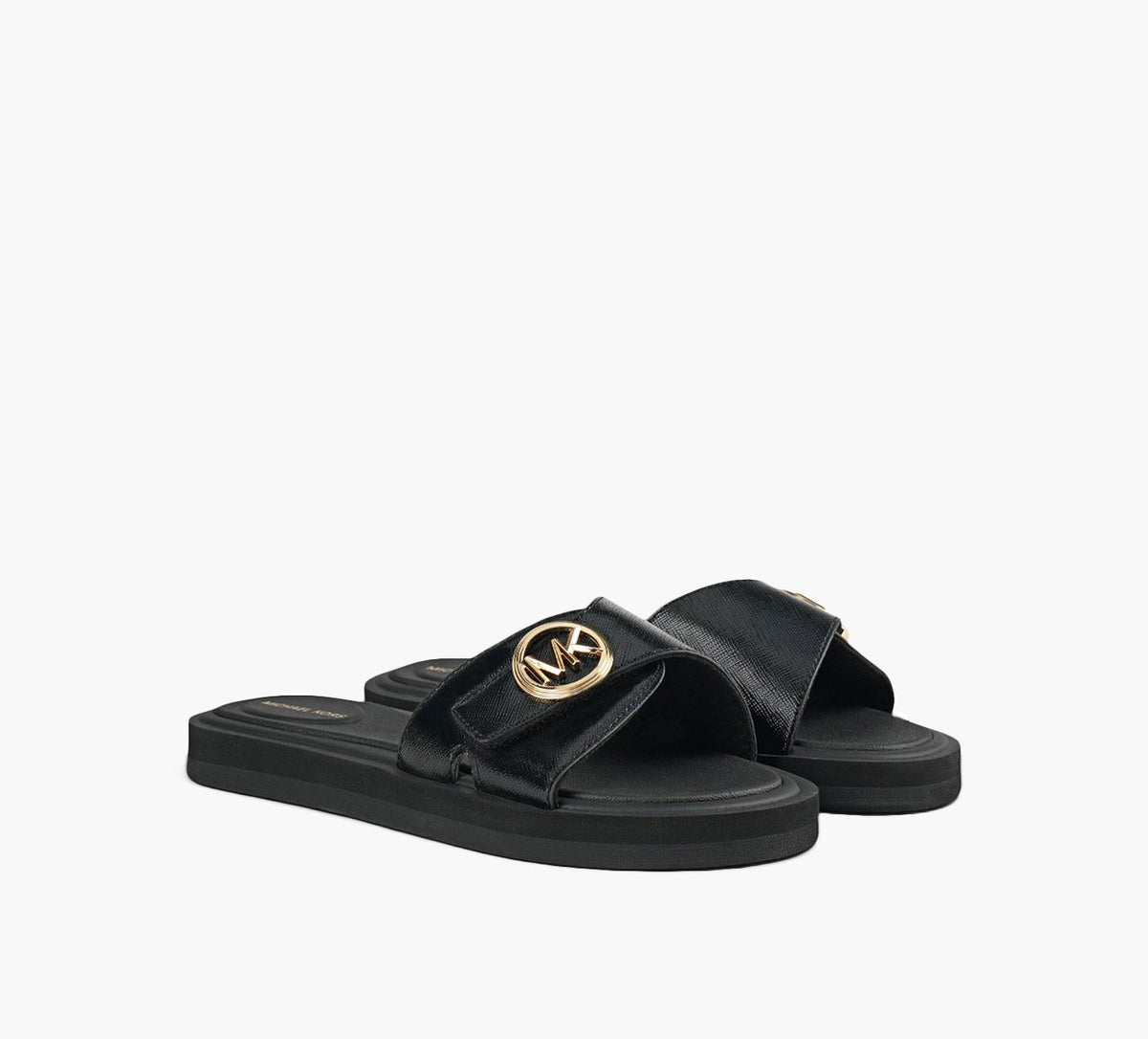 MICHAEL KORS MKPOOLSLIDE in BLACK view 2