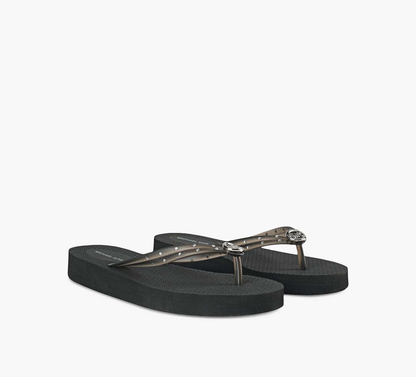 MICHAEL KORS POSIEFLIPFLOP in BLACK view 2
