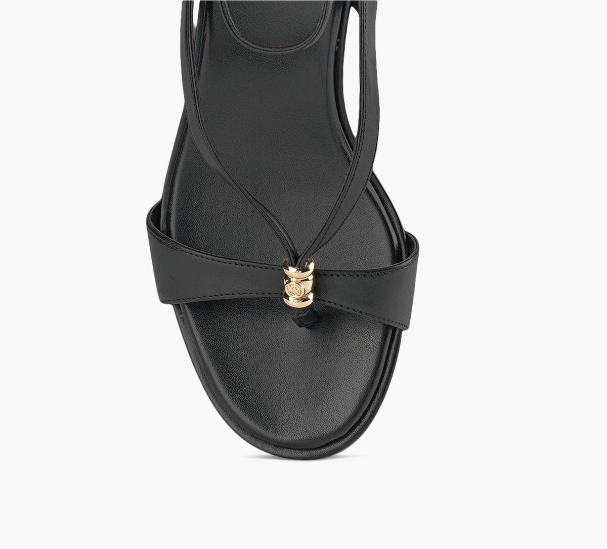 MICHAEL KORS SANDALEMIHAUTECHRIE en NOIR vue 1c