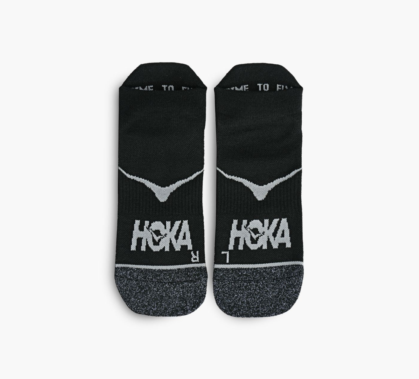 HOKA CHAUSSETTESDECOURSEINVISIBLESLOTDE3 en NOIR vue 2