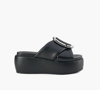 MARC JACOBS SANDALEPLATEFORME en NOIR