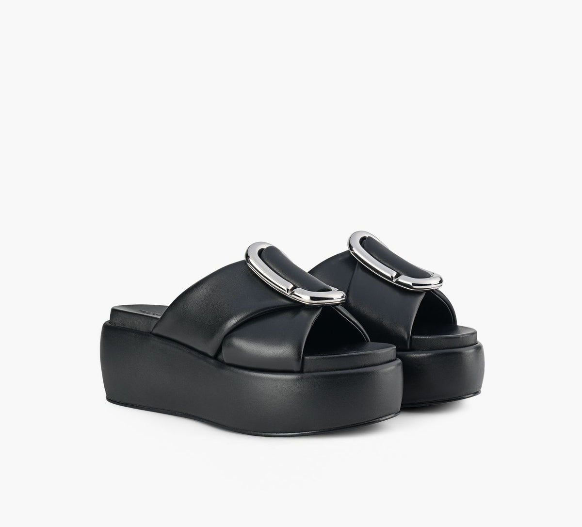 MARC JACOBS THEPLATFORMSANDAL in BLACK view 2