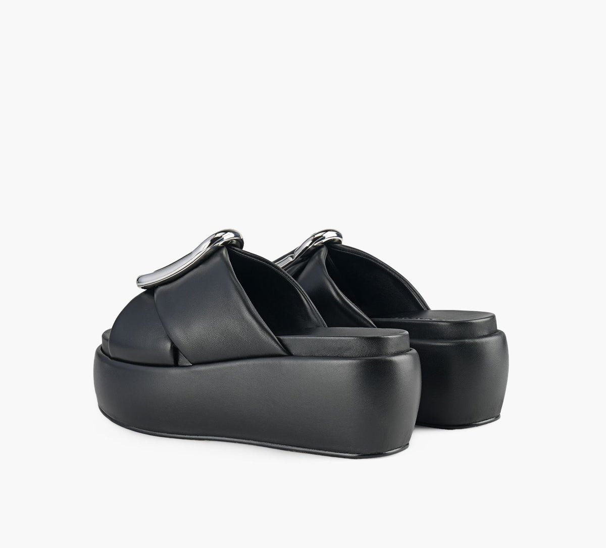 MARC JACOBS SANDALEPLATEFORME en NOIR vue 3