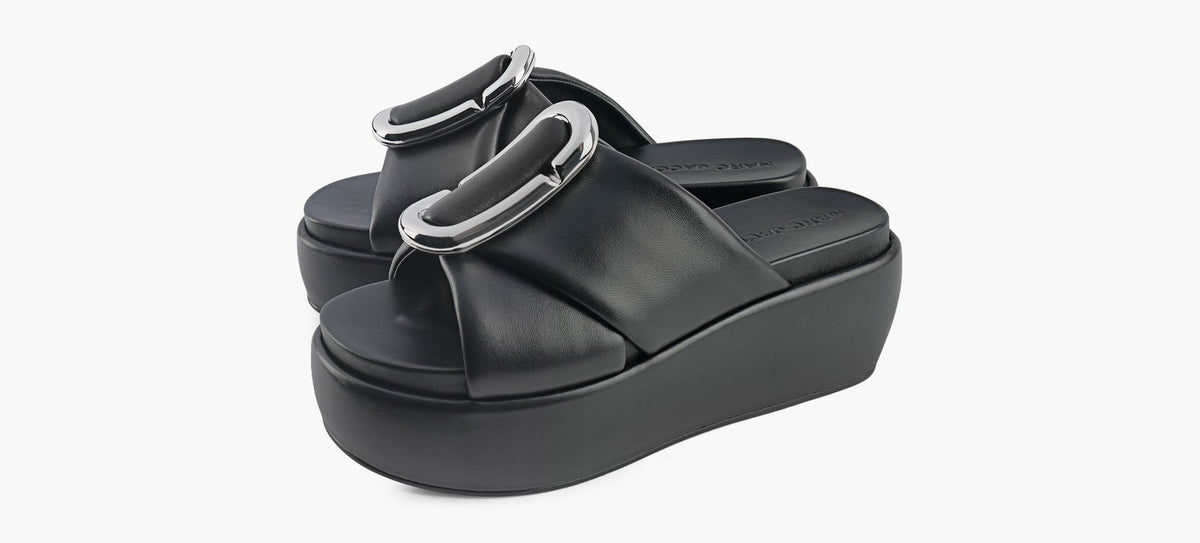 MARC JACOBS THEPLATFORMSANDAL in BLACK view 4