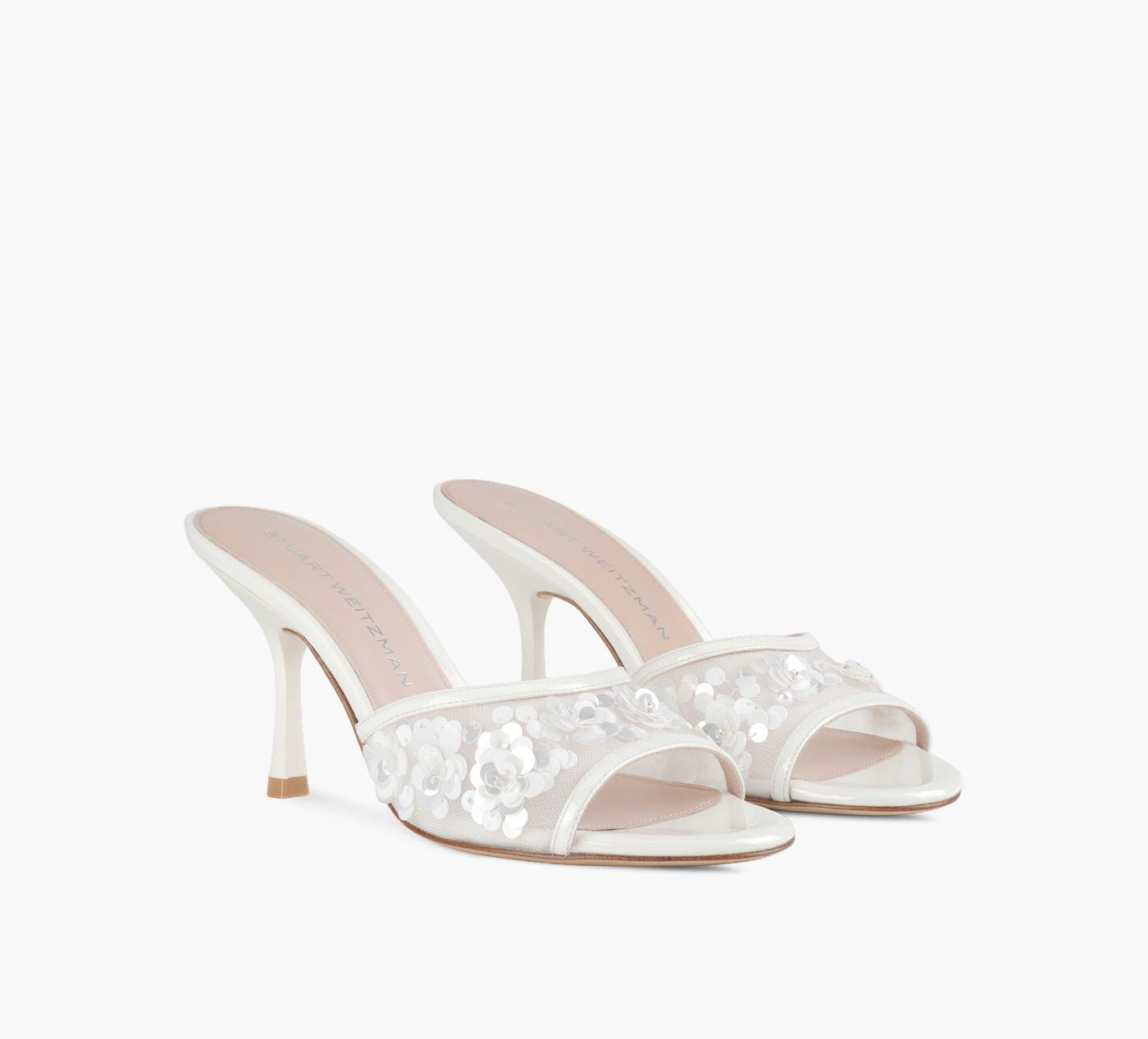 STUART WEITZMAN SANDALEMONTROSE en BLANC vue 2