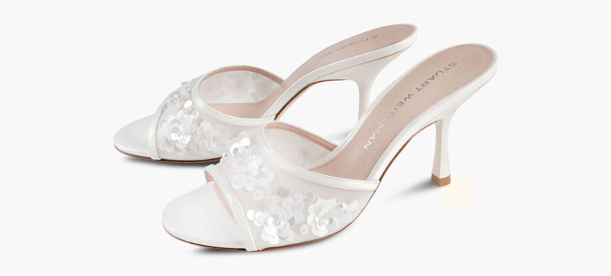 STUART WEITZMAN SANDALEMONTROSE en BLANC vue 4