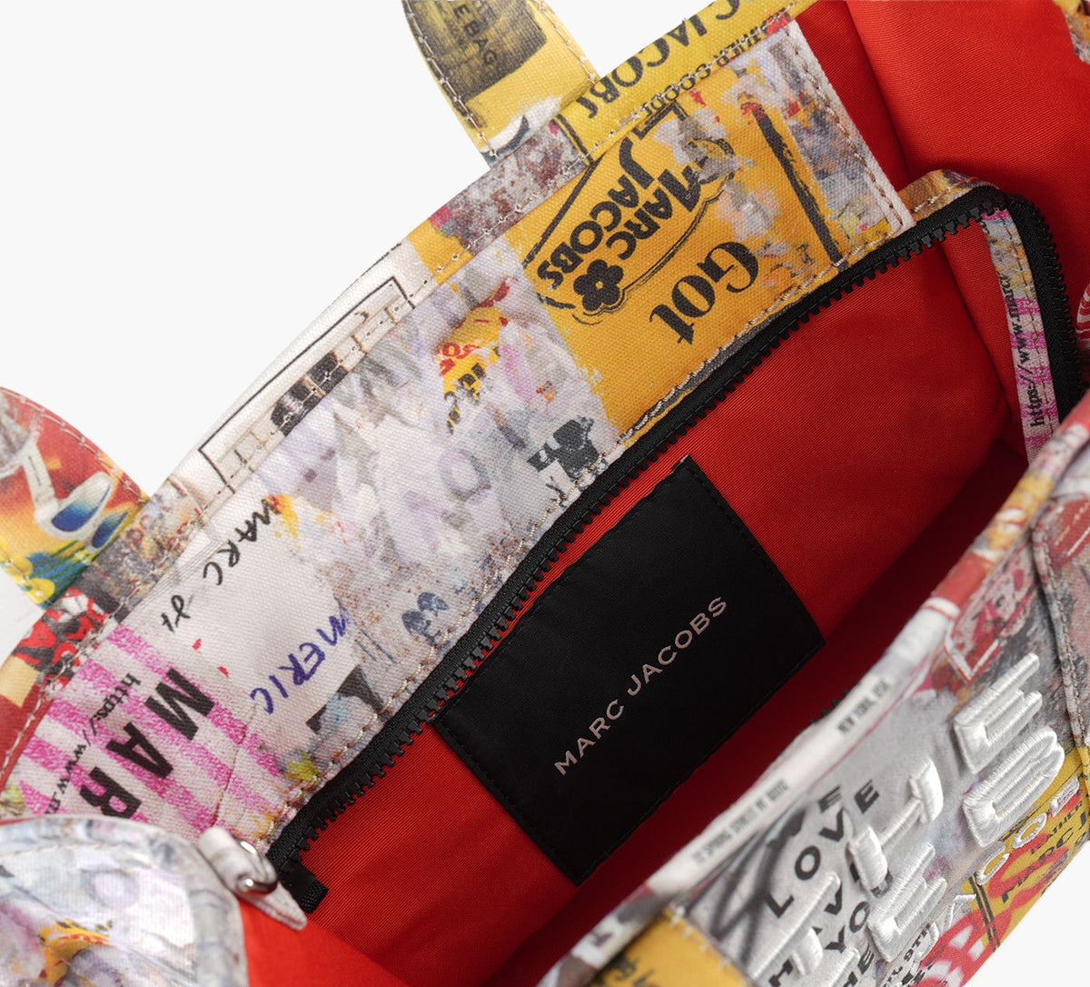 MARC JACOBS FOURRETOUTTHEMEDIUMTOTE en MULTICOLORE vue 3