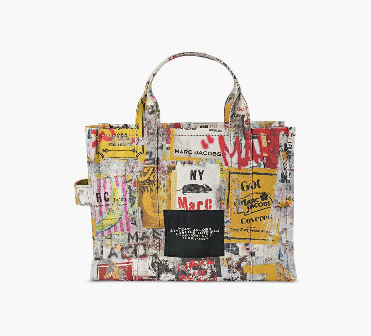 MARC JACOBS FOURRETOUTTHEMEDIUMTOTE en MULTICOLORE vue 1c