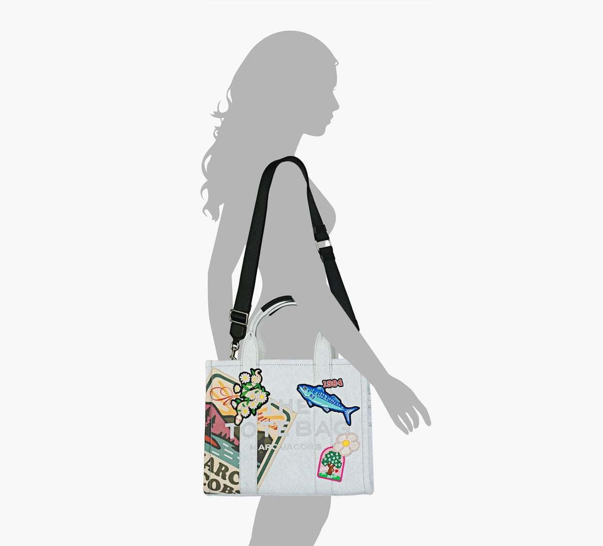 MARC JACOBS THEMEDIUMTOTE in MULTICOLOUR view 4