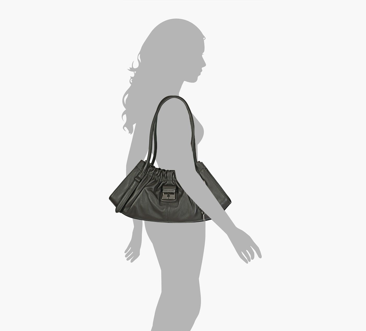 MARC JACOBS THESATCHEL in GREY view 4