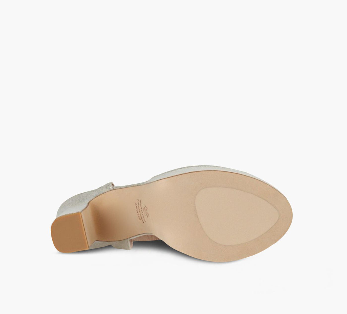 STUART WEITZMAN PLATEFORMEREADE en ARGENT vue 6
